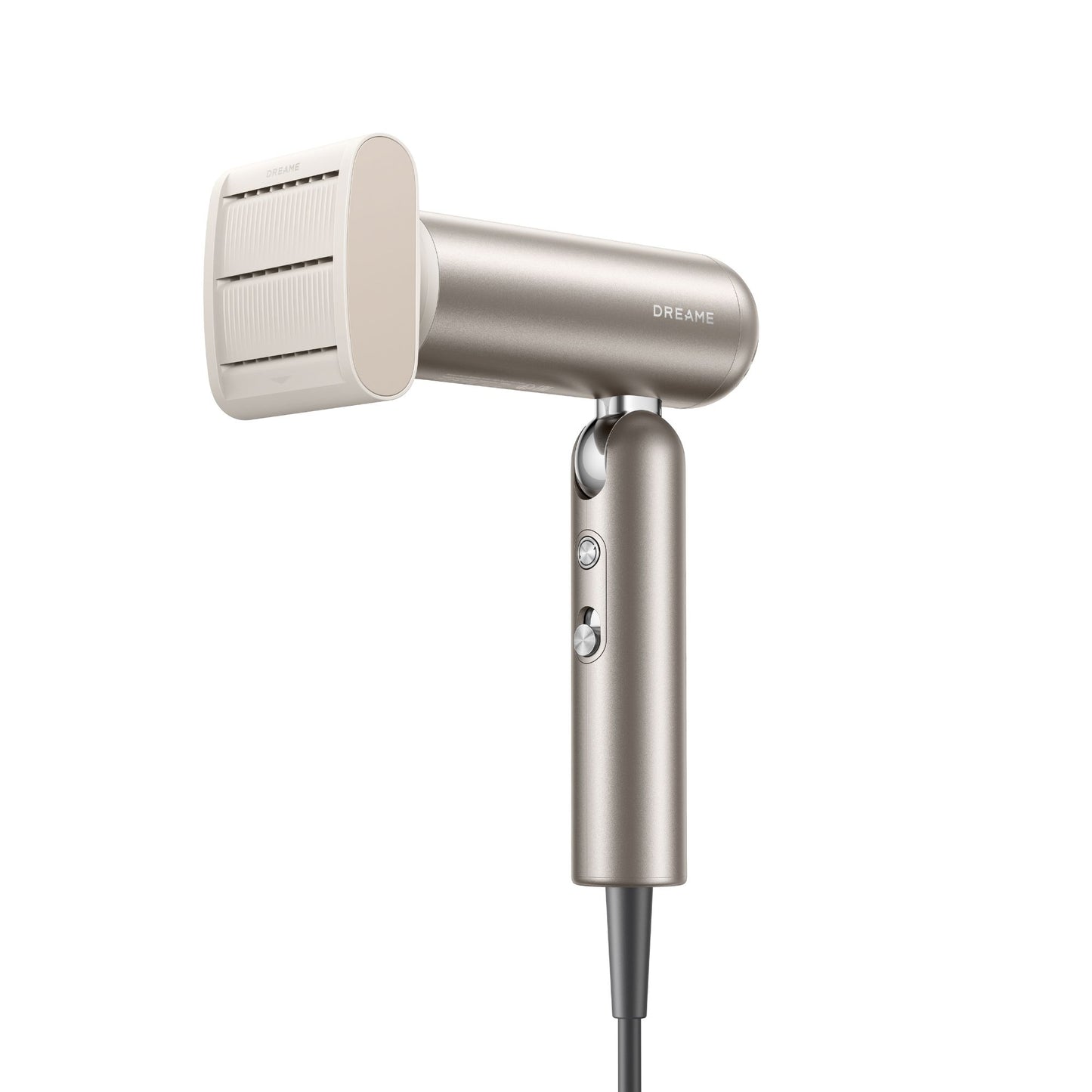 Dreame Hair Glory fast-drying diffuser attachment – gold high-speed hair dryer with wide air outlet for curly and textured hair styling