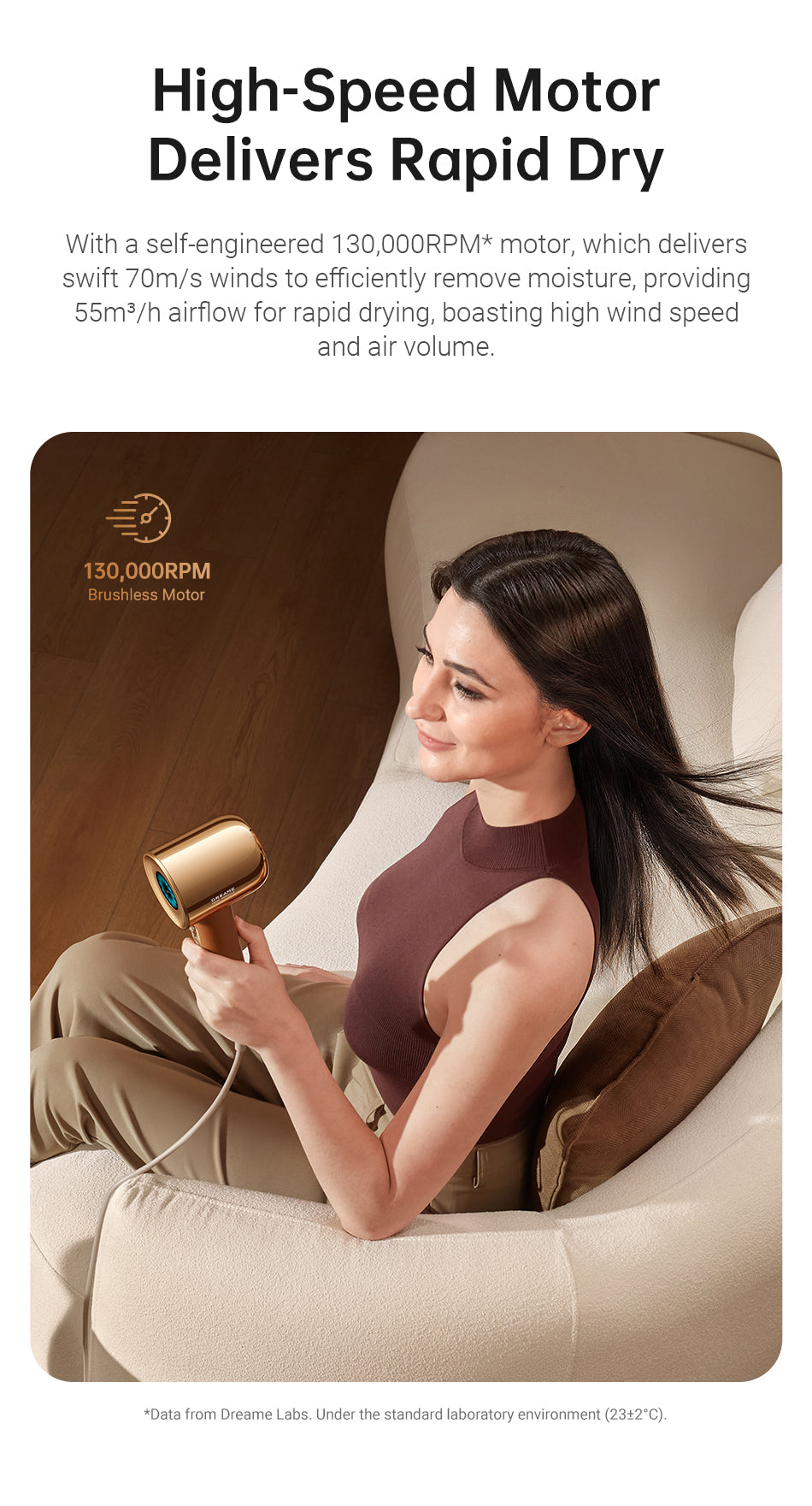 Miracle hair dryer high speed motor