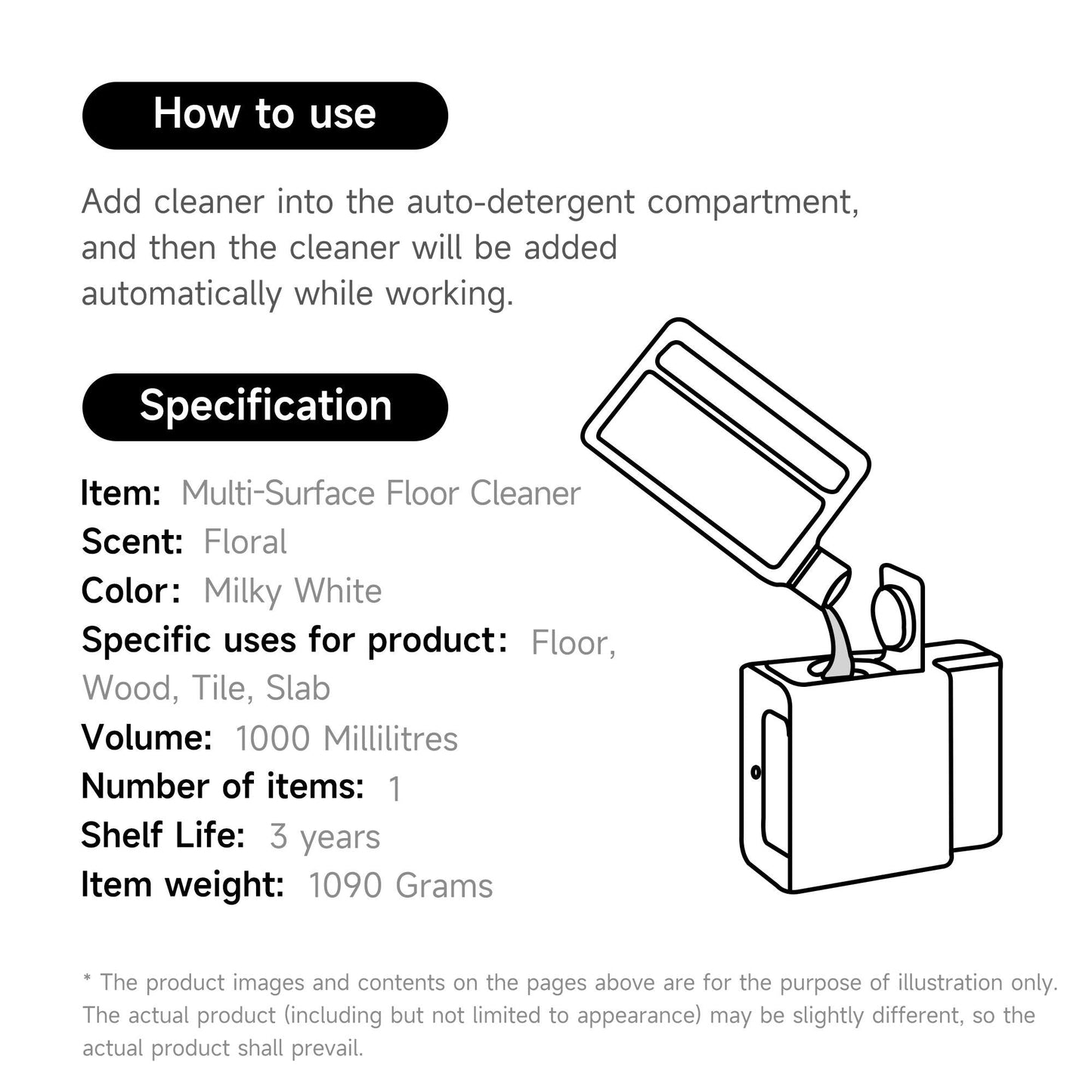 Dreame Robot Vacuum Cleaning Solution - 1L - Dreame Africa