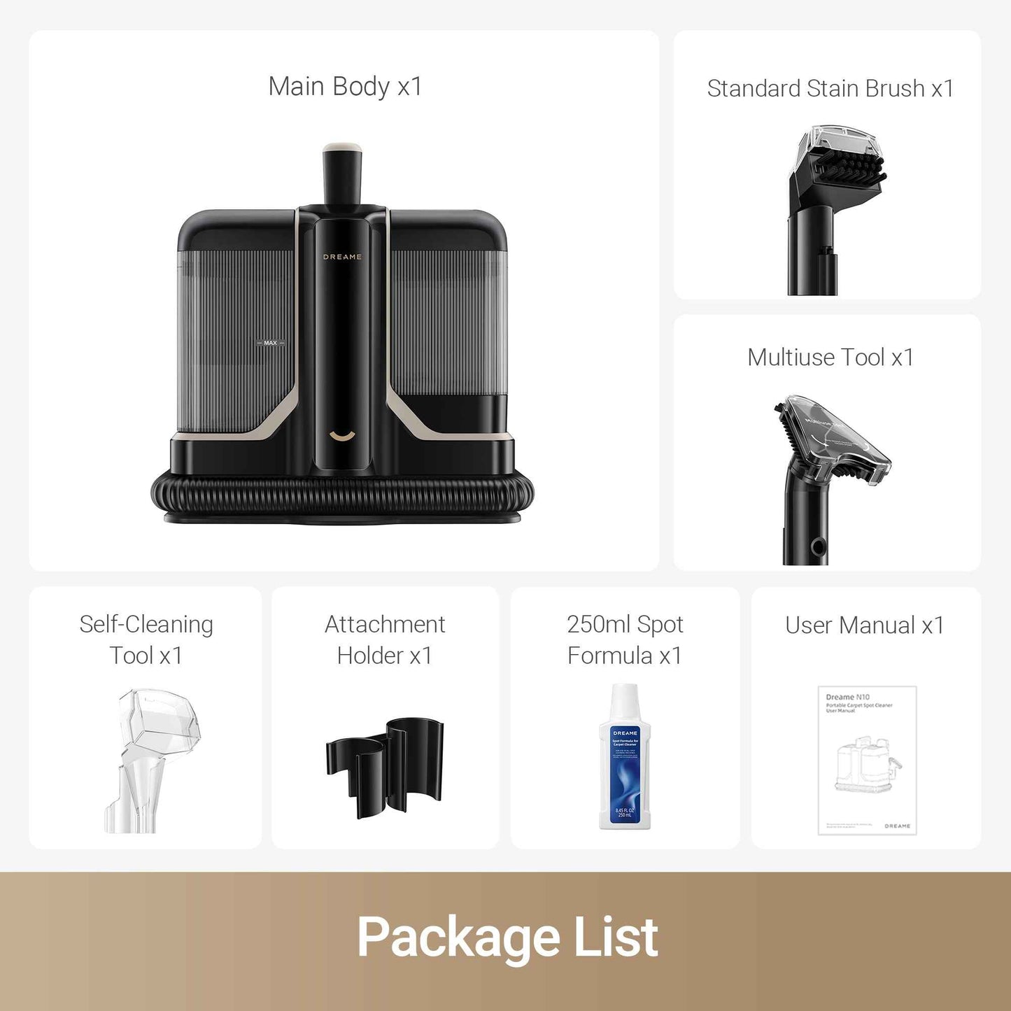 N10 Portable Carpet Spot Cleaner
