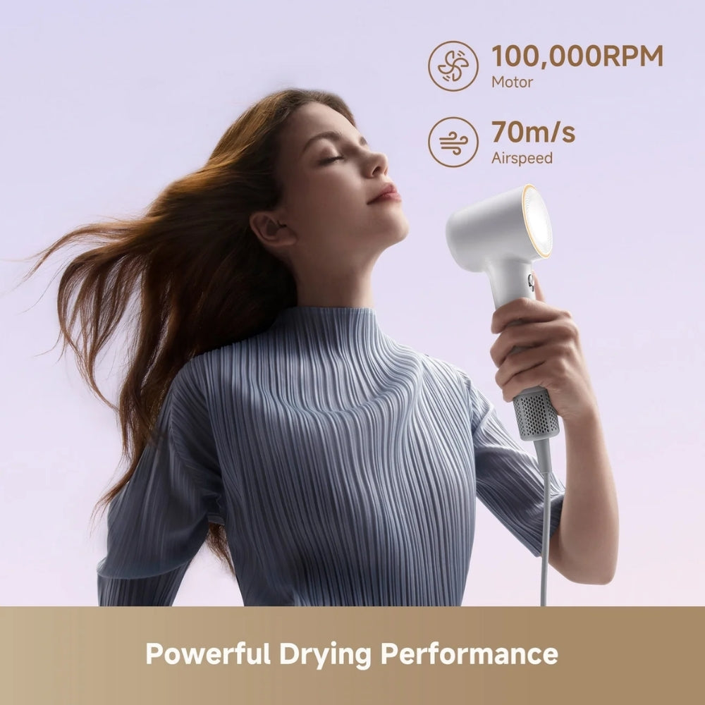 Dreame Hair Mini High-Speed Hair Dryer  100,000 RPM 200M Ions