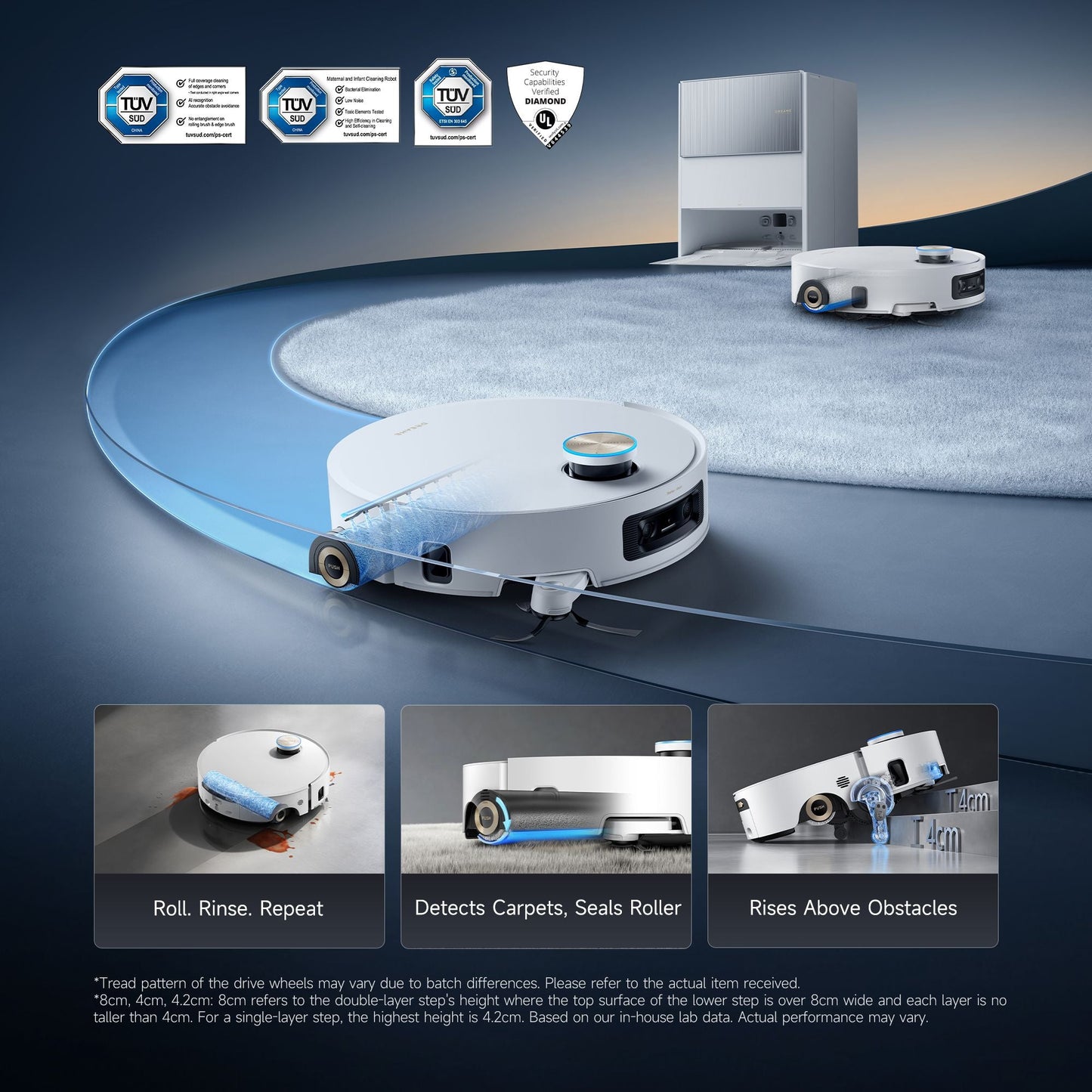 Dreame Aqua 10 Ultra Roller Complete (White) - Dreame Africa