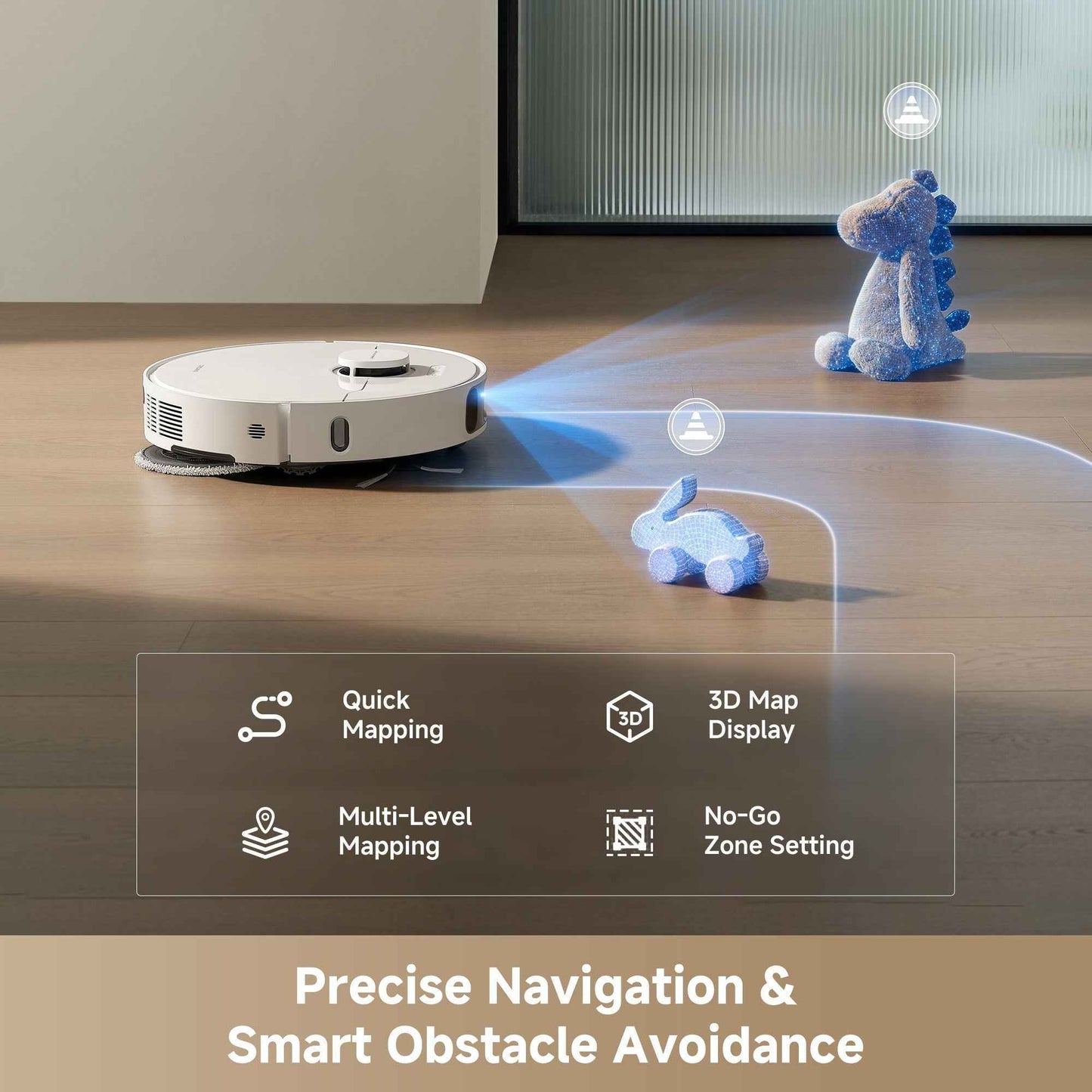 Dreame D30 Ultra Robot Vacuum (White)