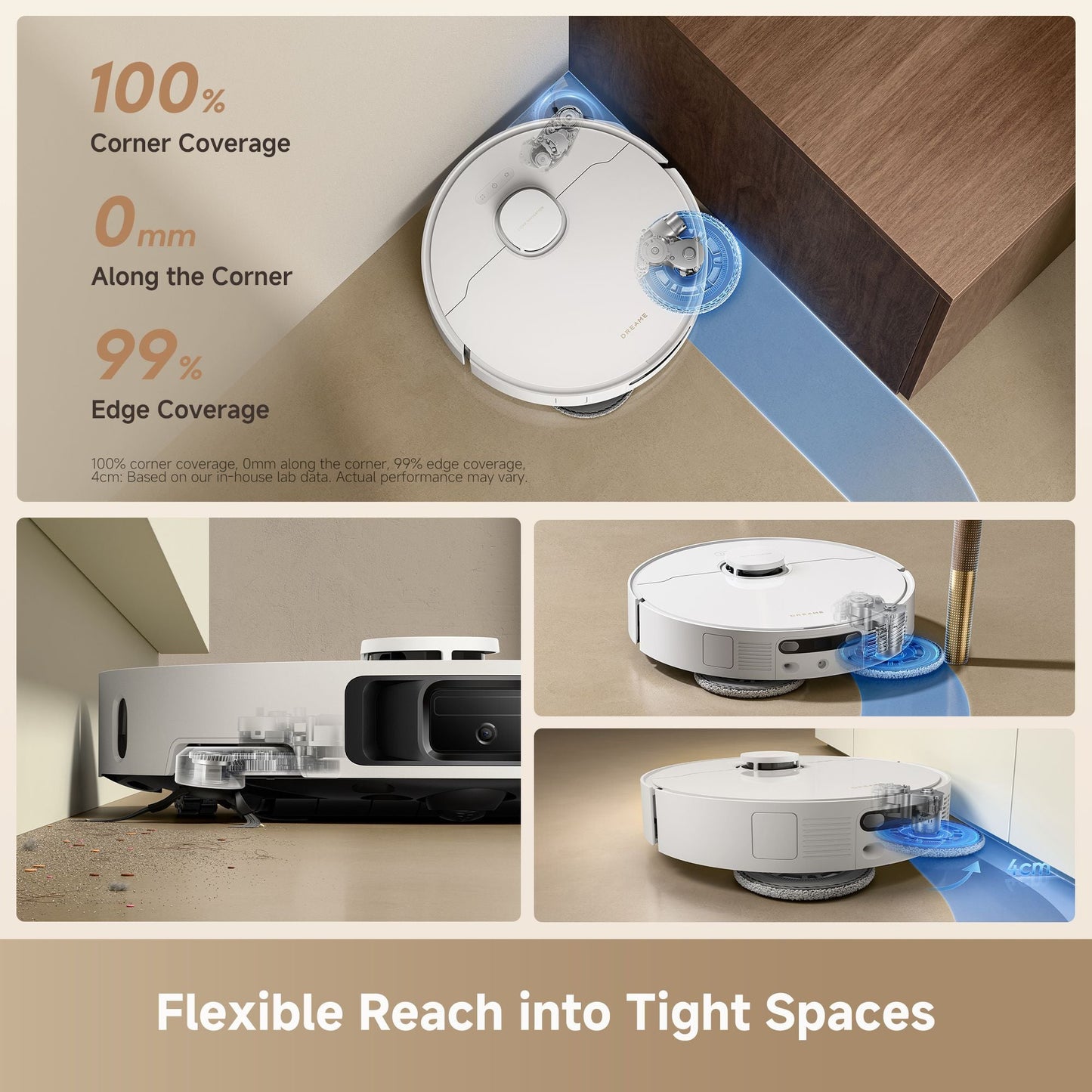Dreame L50 Ultra CE Robot Vacuum (White) - Dreame Africa
