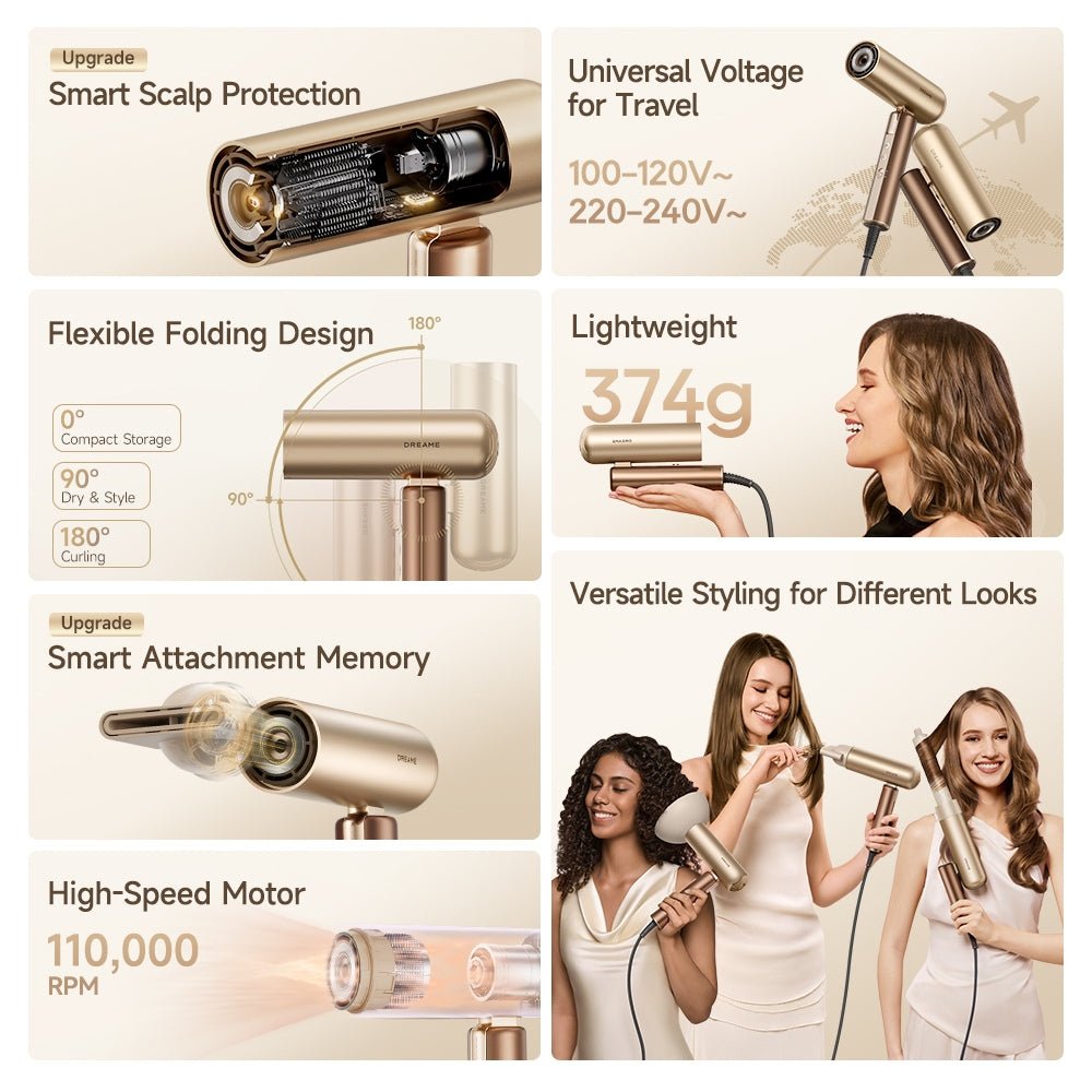 Dreame Pocket Aura Hair Dryer - Dreame Africa
