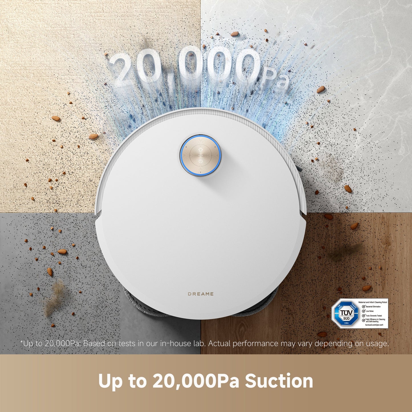Dreame X50 Ultra Robot Vacuum - White - Dreame Africa