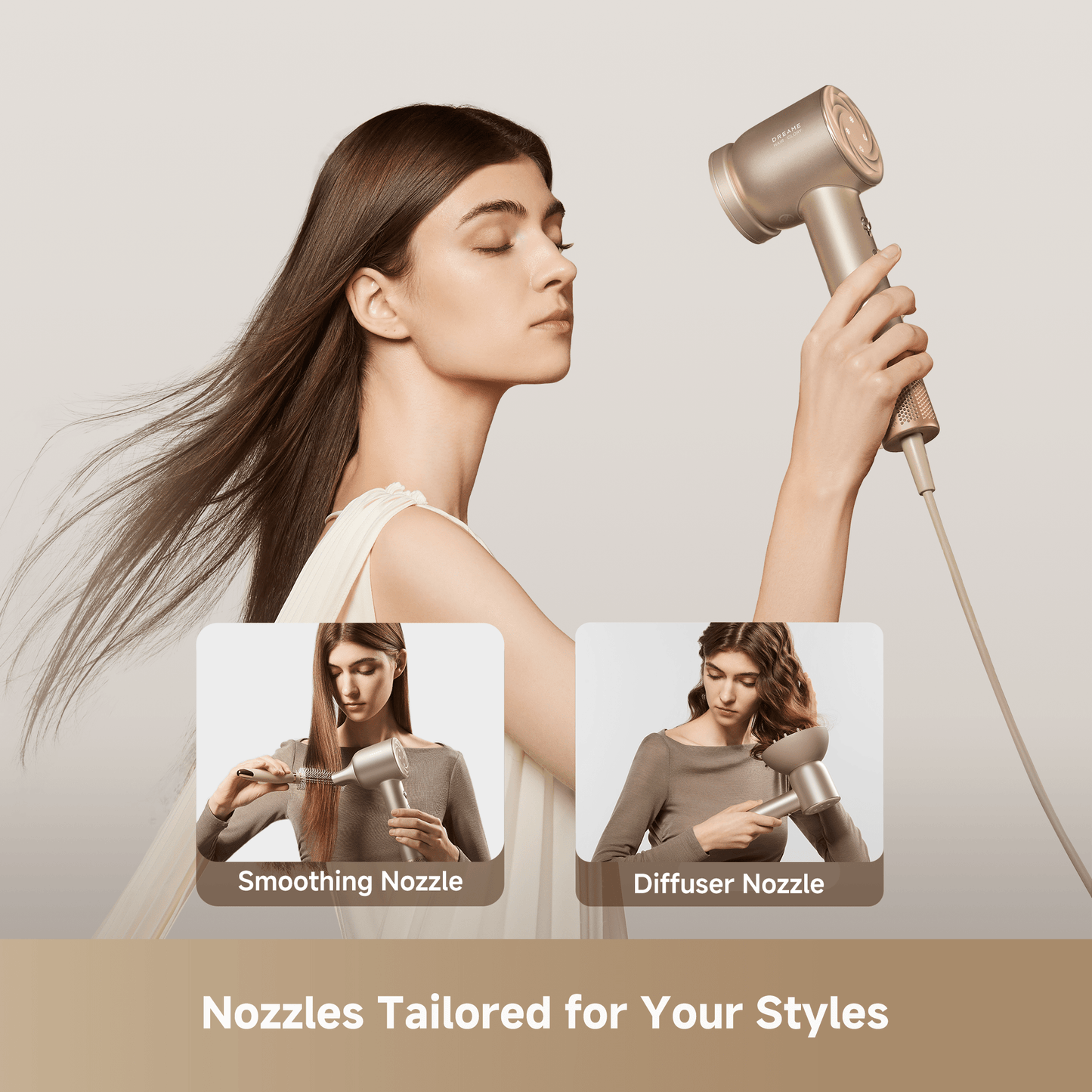 Glory Mix (Gold) Hair Dryer - Dreame Africa
