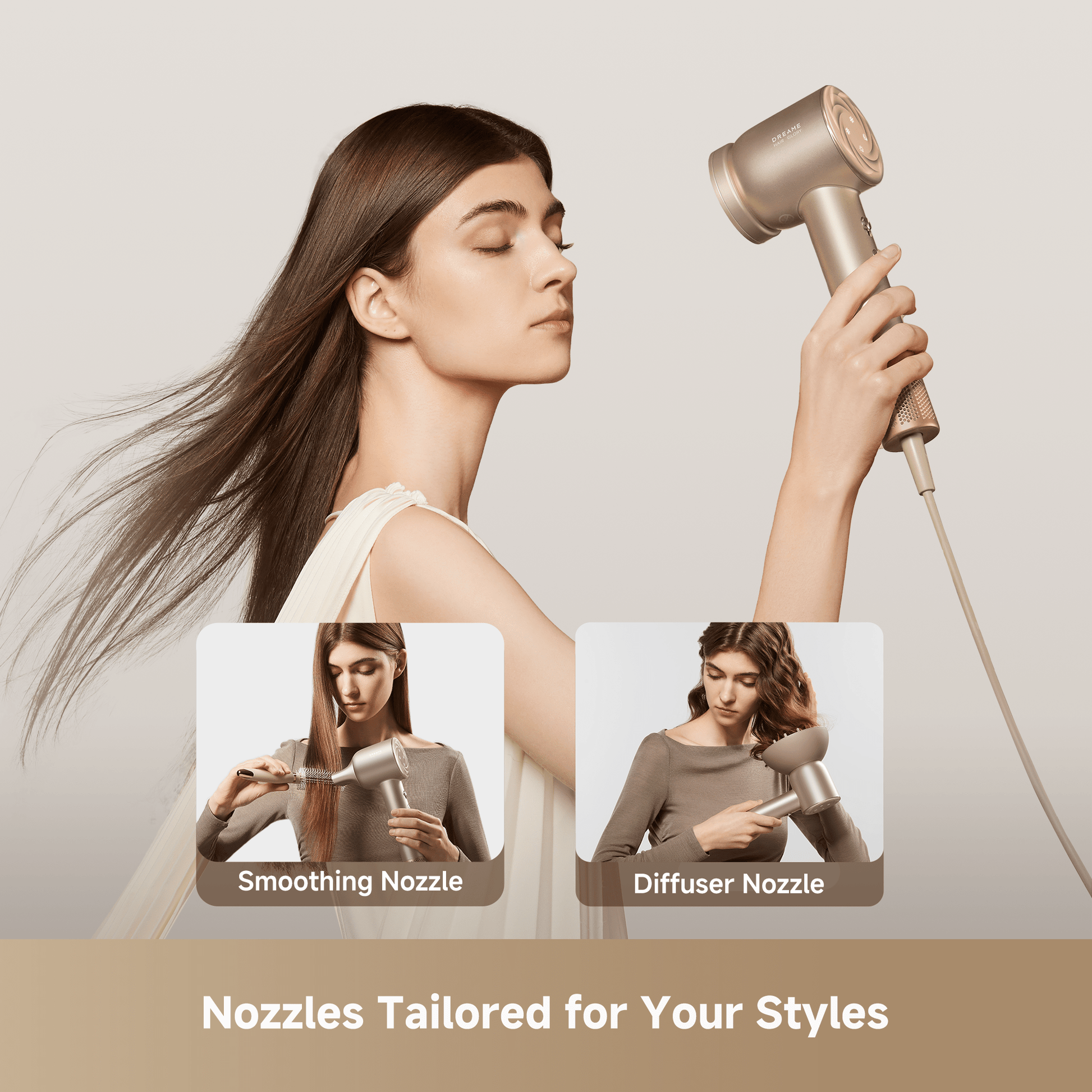 Glory Mix (Gold) Hair Dryer - Dreame Africa